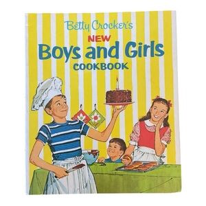 Betty Crocker’s New Boys and Girls Cookbook Vintage Hardcover